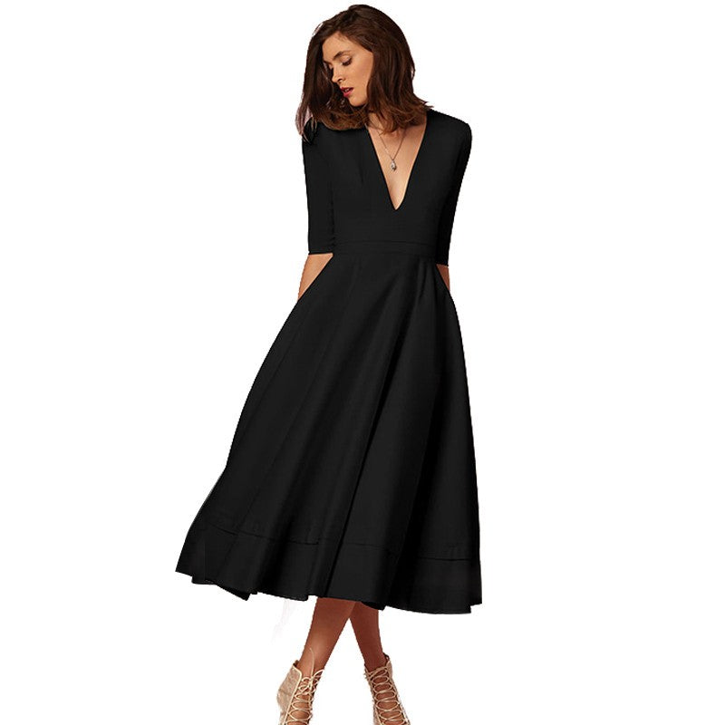 Retro 60s Swing Sleeve dress