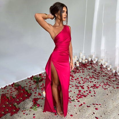 AmoreLux Satin Dress