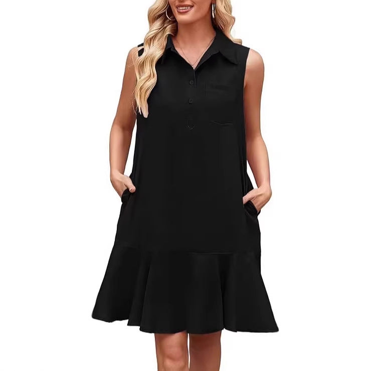 Solido Pure Colour Dress™ – Effortless Minimalist Elegance