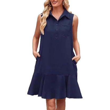 Solido Pure Colour Dress™ – Effortless Minimalist Elegance
