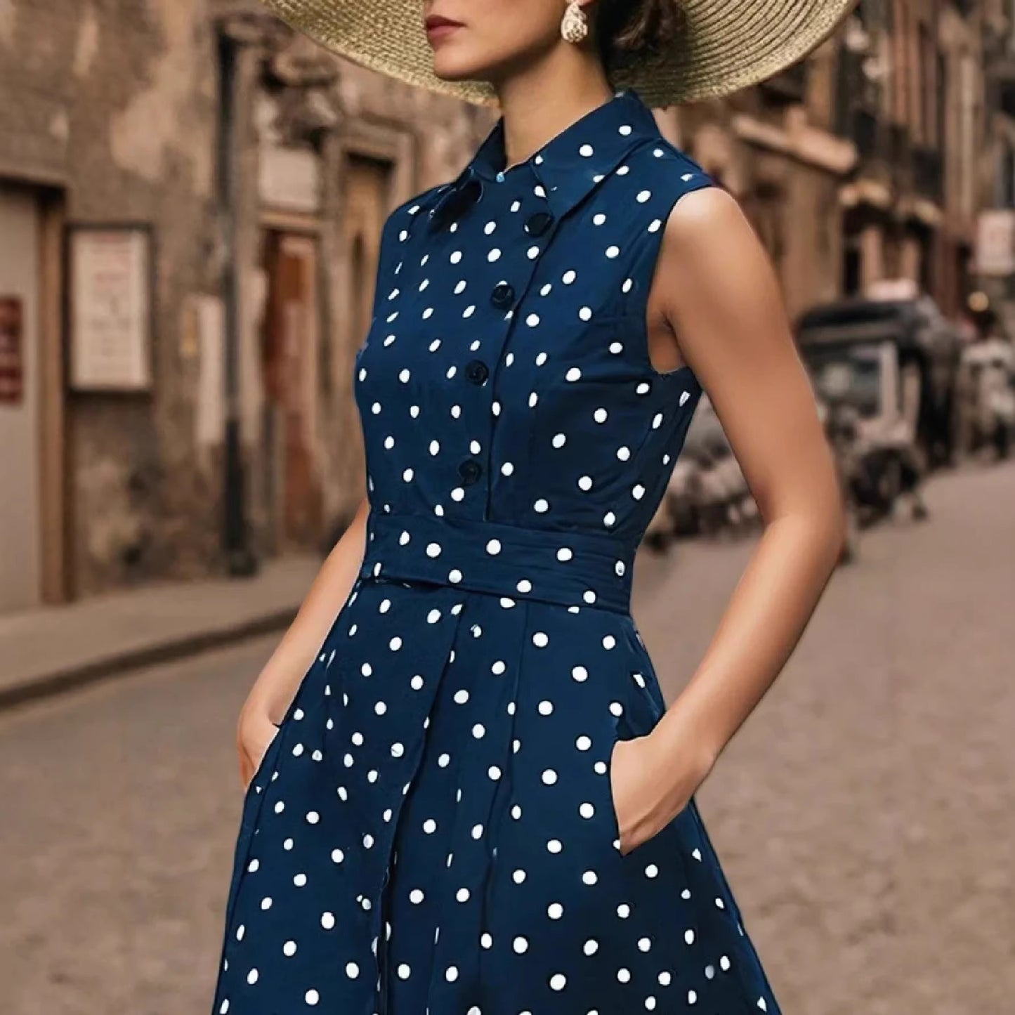 Polka-Dot Dress