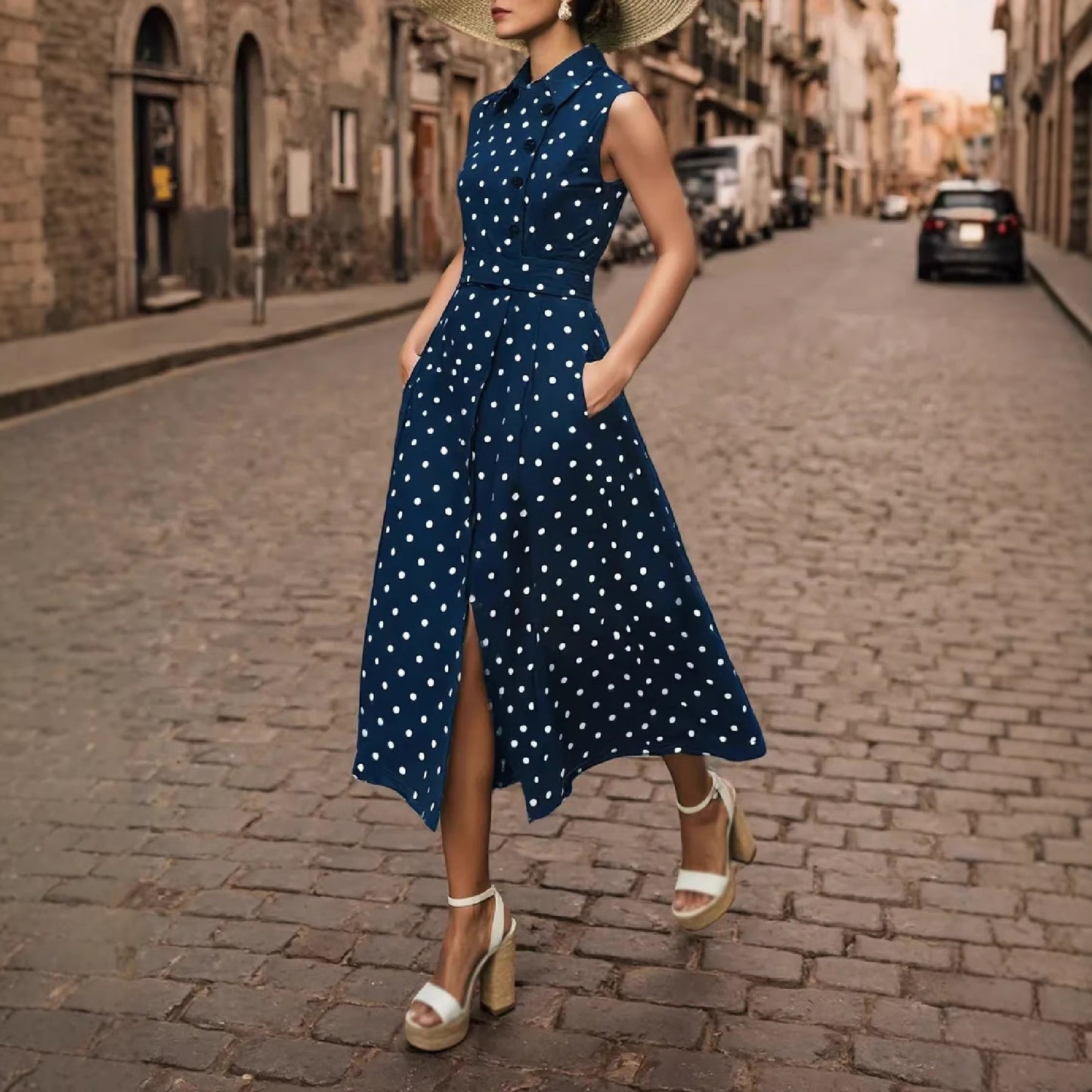 Polka-Dot Dress