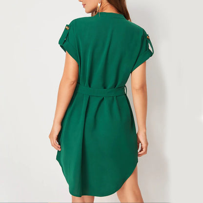 V-neck Short Sleeve Dress™