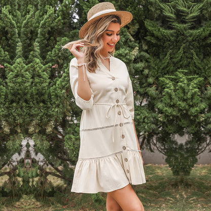 Lente Cotton-Linen Dress